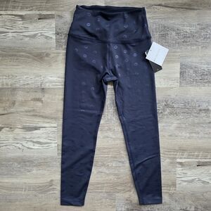 Beyond Yoga Spacedye Caught In The Midi High Waisted Legging Smiley Face Size S